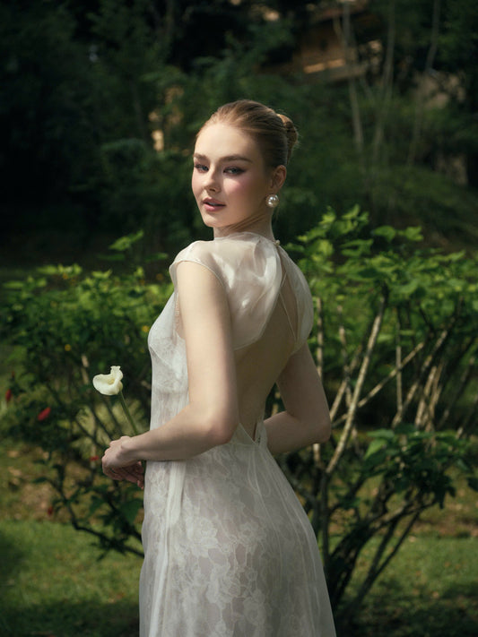ETHEREAL TWO - LAYER LACE DRESS