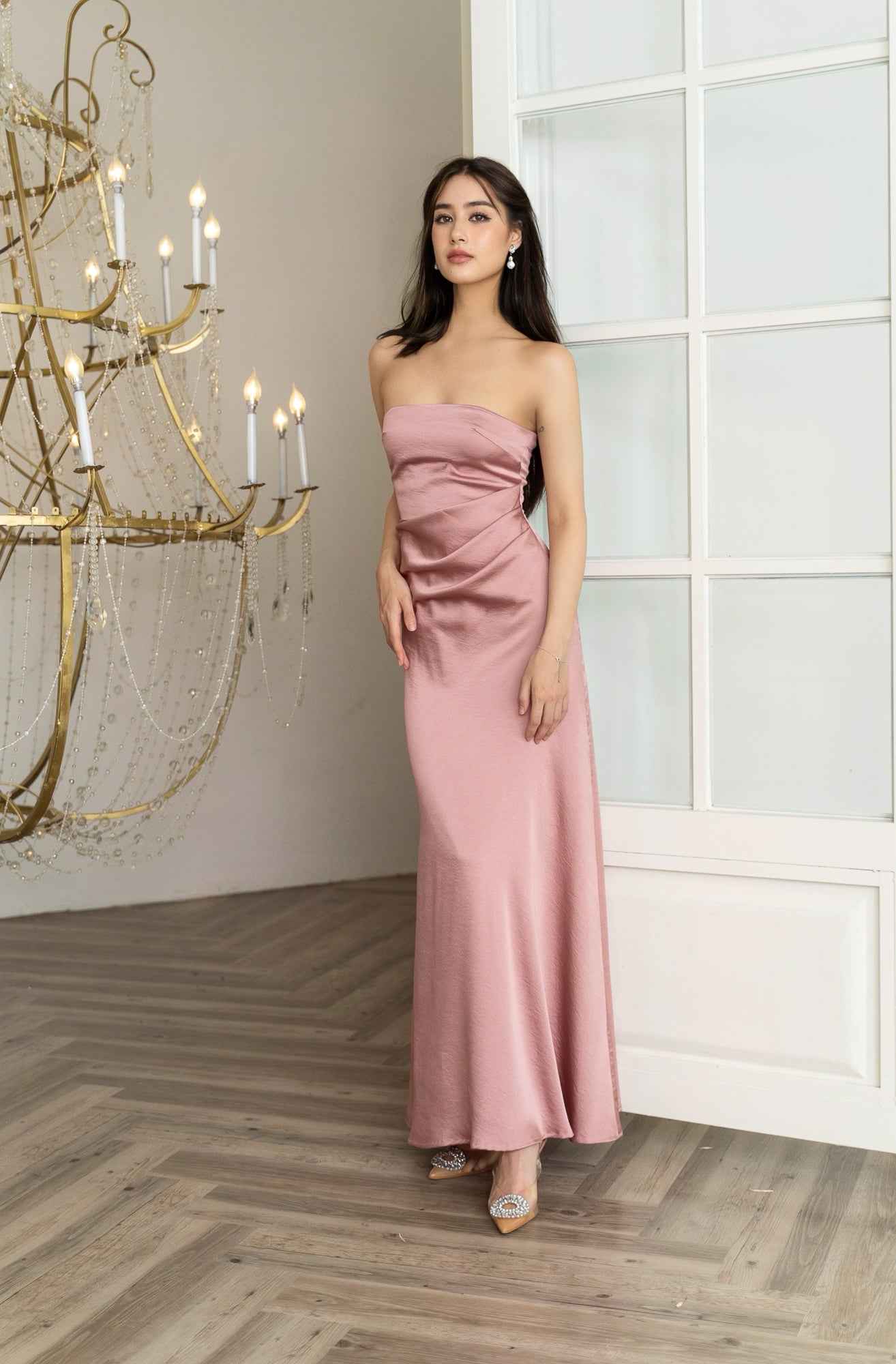 AMANDINE SILK DRESS