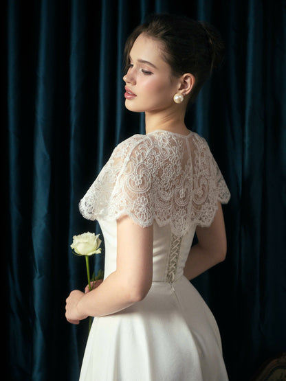 ANYA LACE CAPE