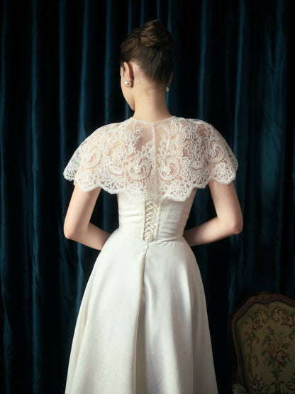 ANYA LACE CAPE
