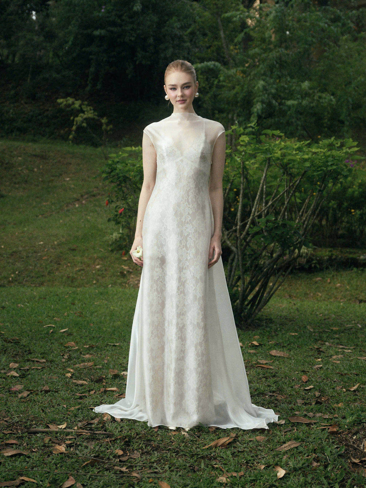 ETHEREAL TWO - LAYER LACE DRESS