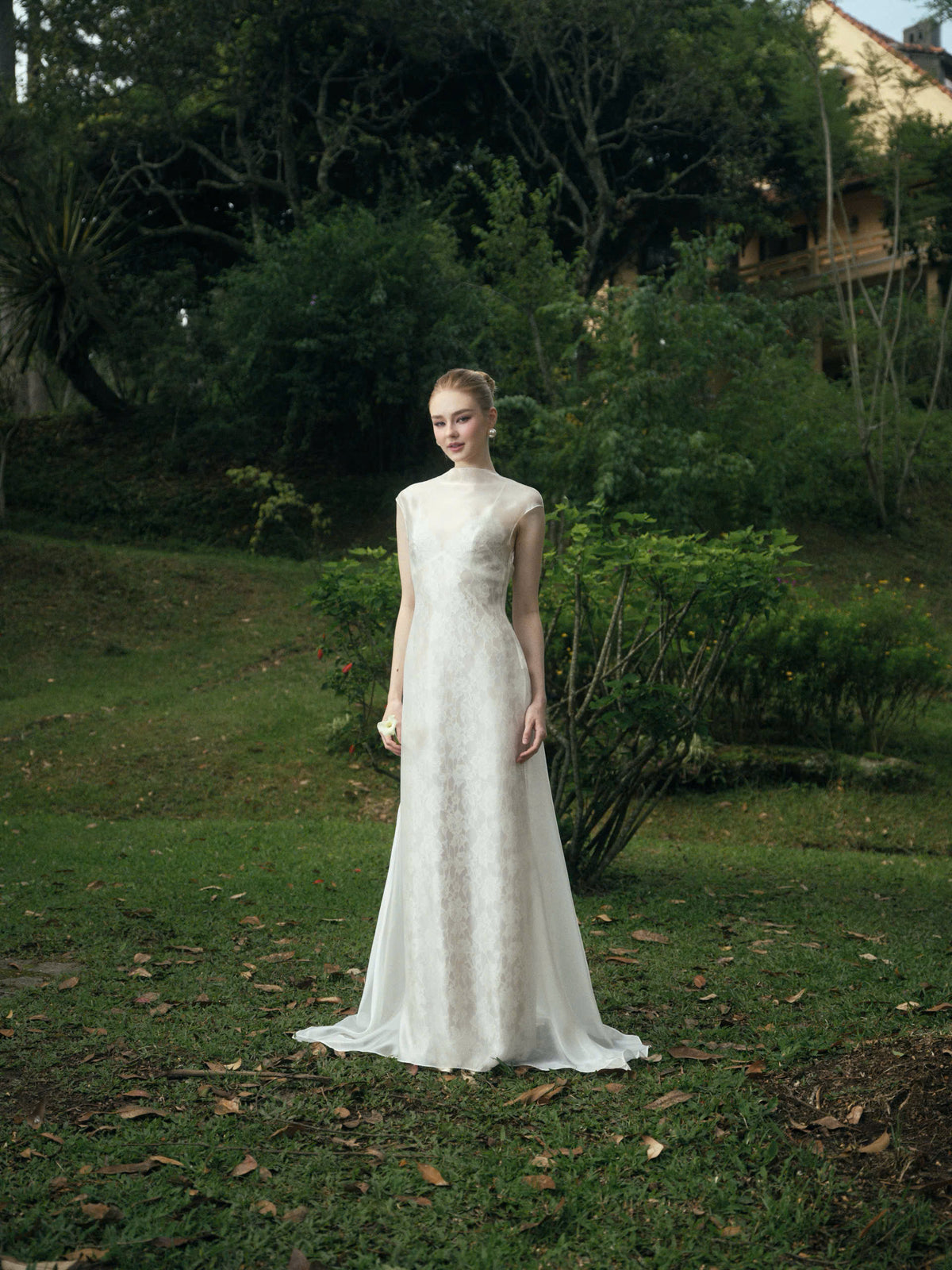 ETHEREAL TWO - LAYER LACE DRESS