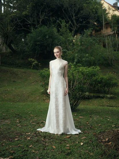 ETHEREAL TWO - LAYER LACE DRESS