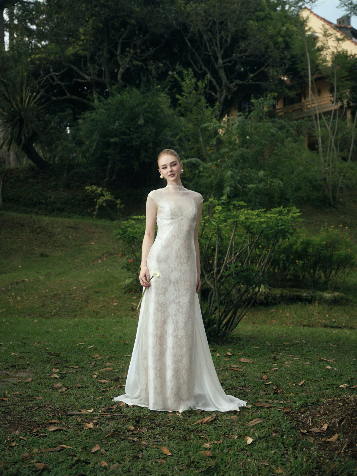 ETHEREAL TWO - LAYER LACE DRESS