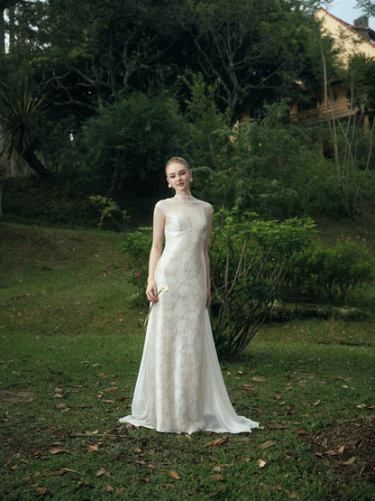 ETHEREAL TWO - LAYER LACE DRESS