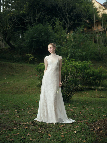 ETHEREAL TWO - LAYER LACE DRESS