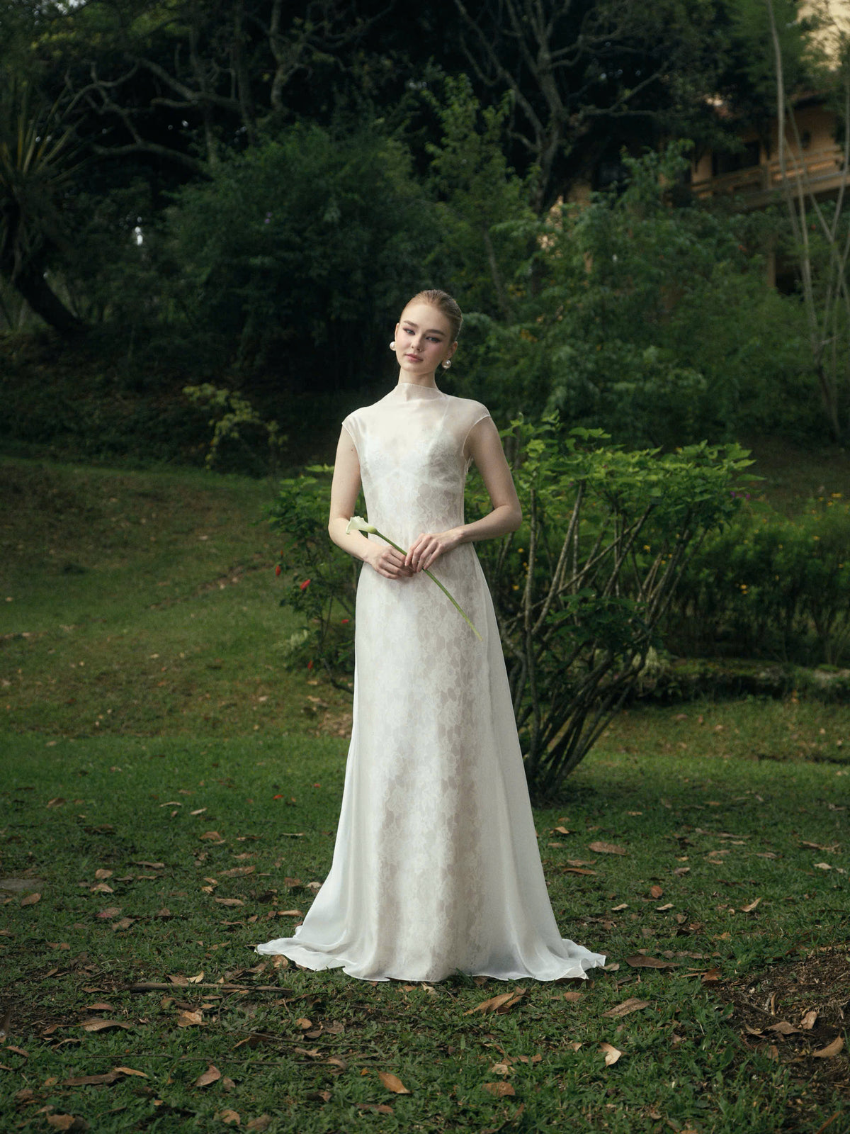 ETHEREAL TWO - LAYER LACE DRESS