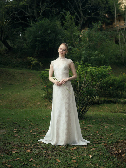 ETHEREAL TWO - LAYER LACE DRESS
