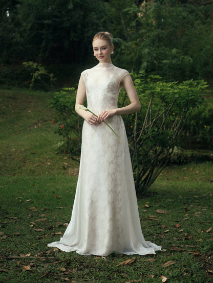 ETHEREAL TWO - LAYER LACE DRESS