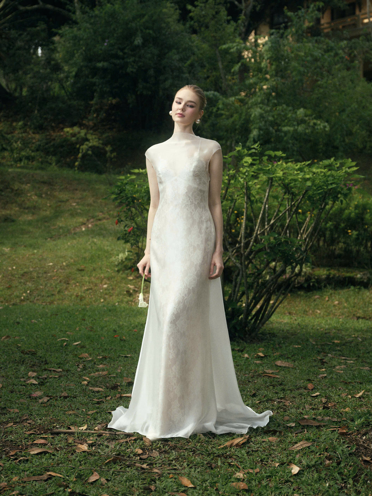 ETHEREAL TWO - LAYER LACE DRESS