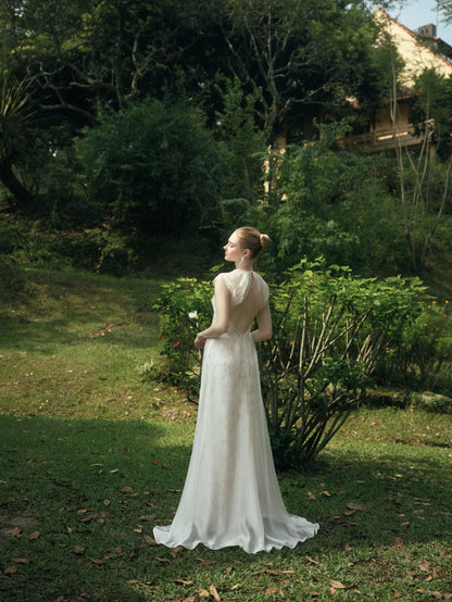 ETHEREAL TWO - LAYER LACE DRESS