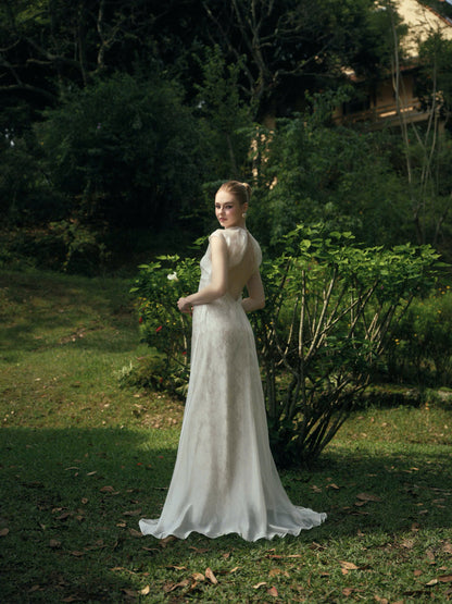 ETHEREAL TWO - LAYER LACE DRESS