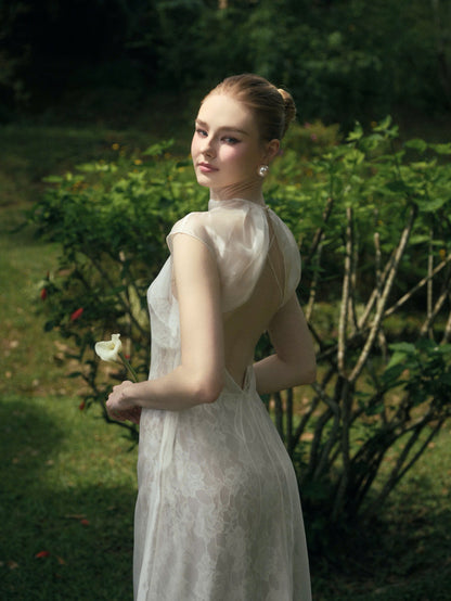ETHEREAL TWO - LAYER LACE DRESS