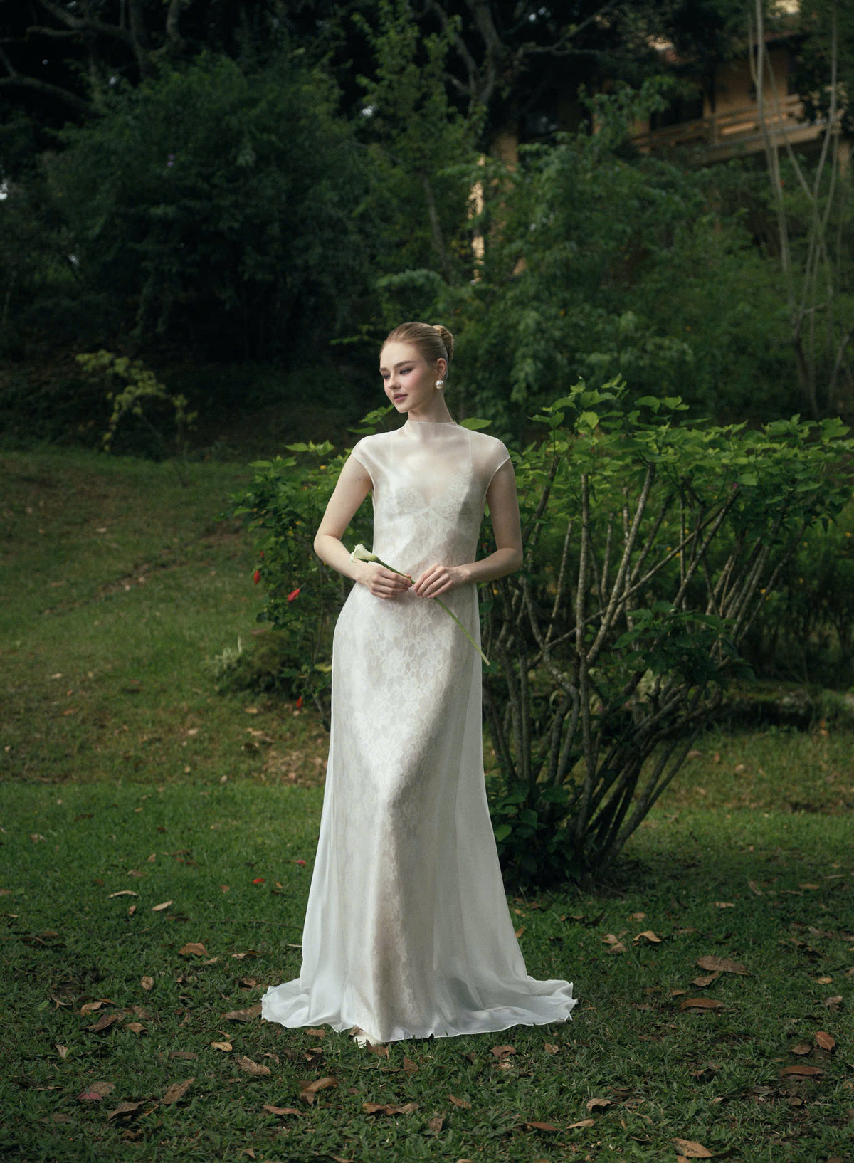 ETHEREAL TWO - LAYER LACE DRESS