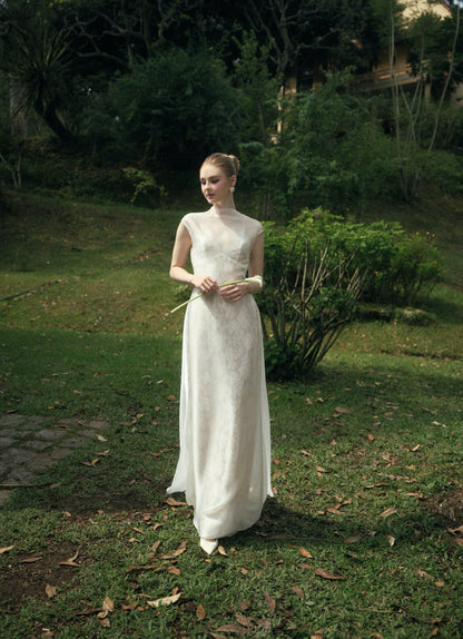 ETHEREAL TWO - LAYER LACE DRESS