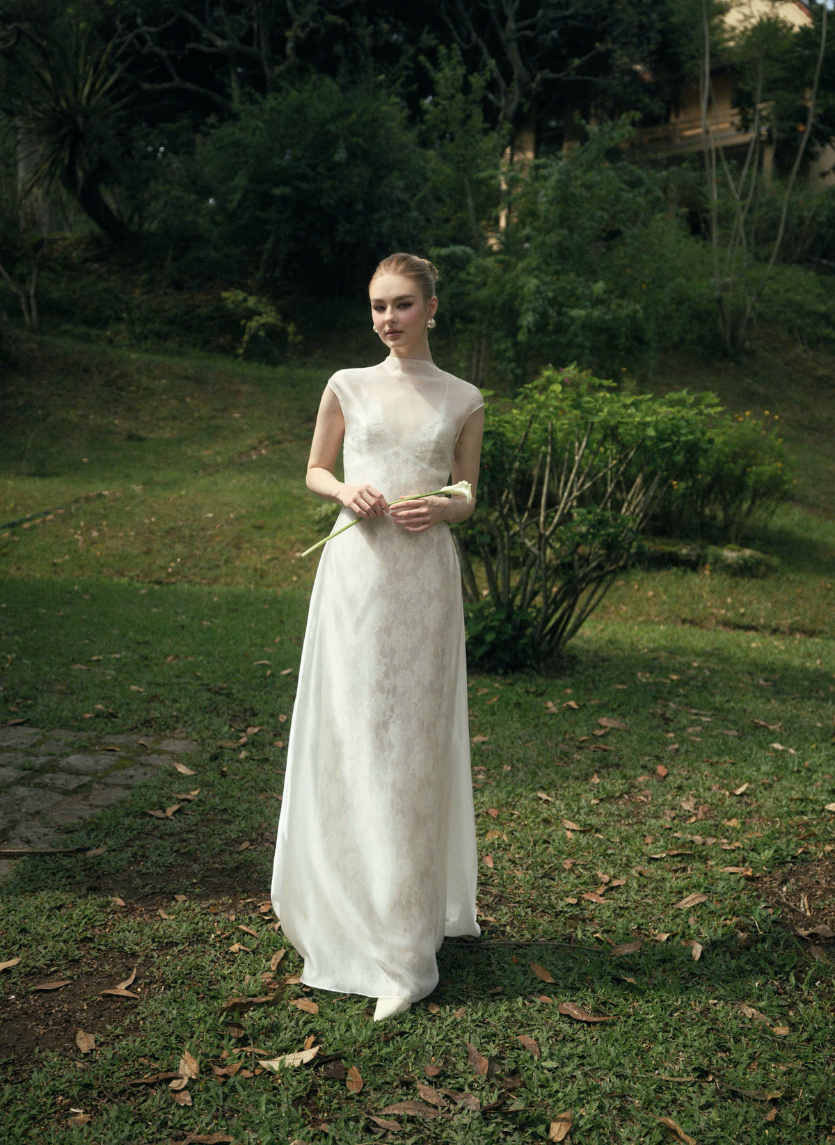 ETHEREAL TWO - LAYER LACE DRESS