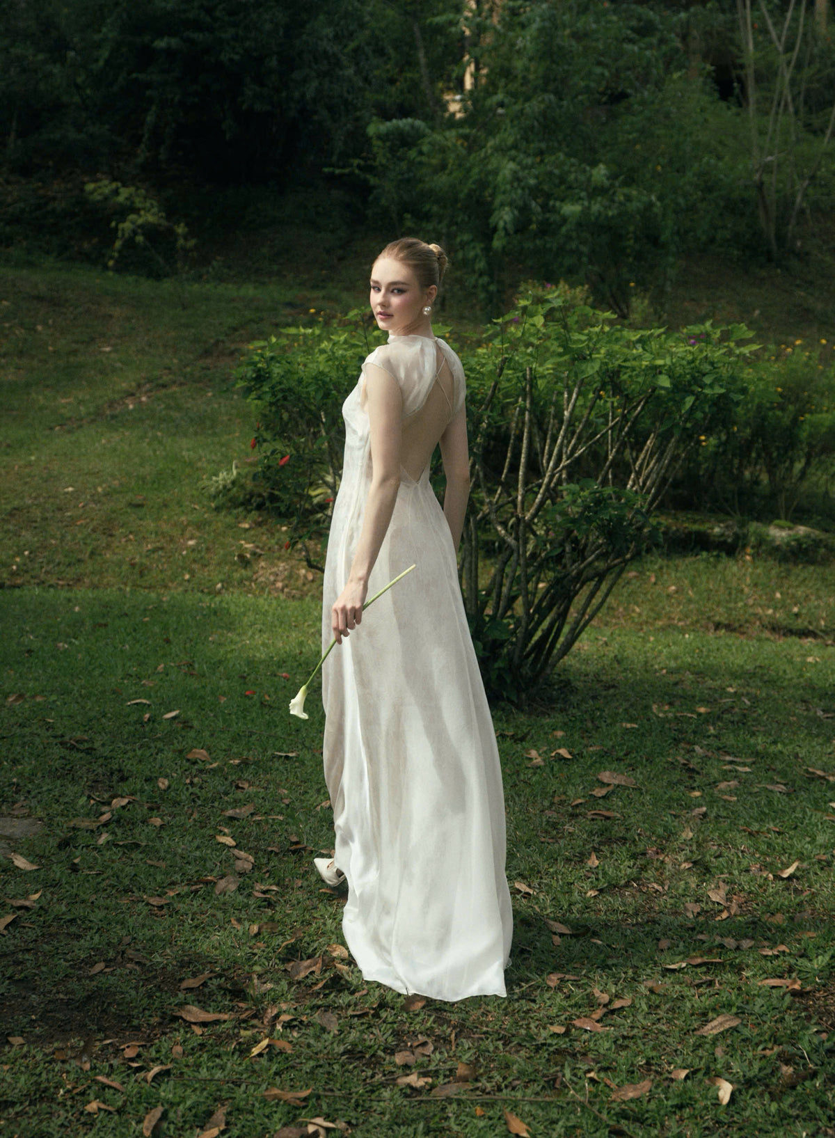 ETHEREAL TWO - LAYER LACE DRESS