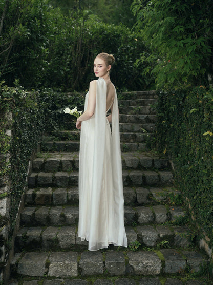 AURORA TWO - LAYER SILK DRESS