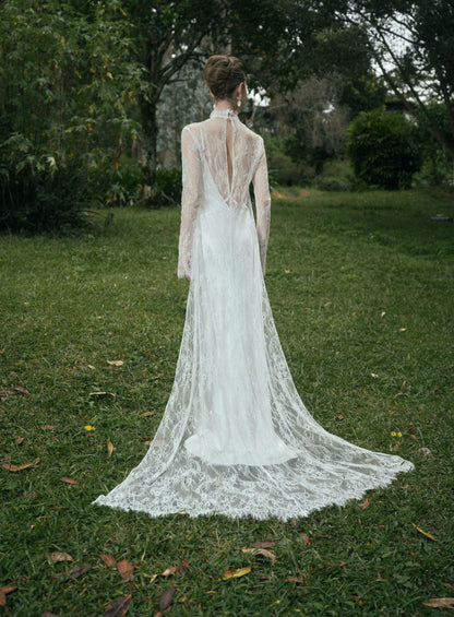 AVALON Two - Layer LACE GOWN