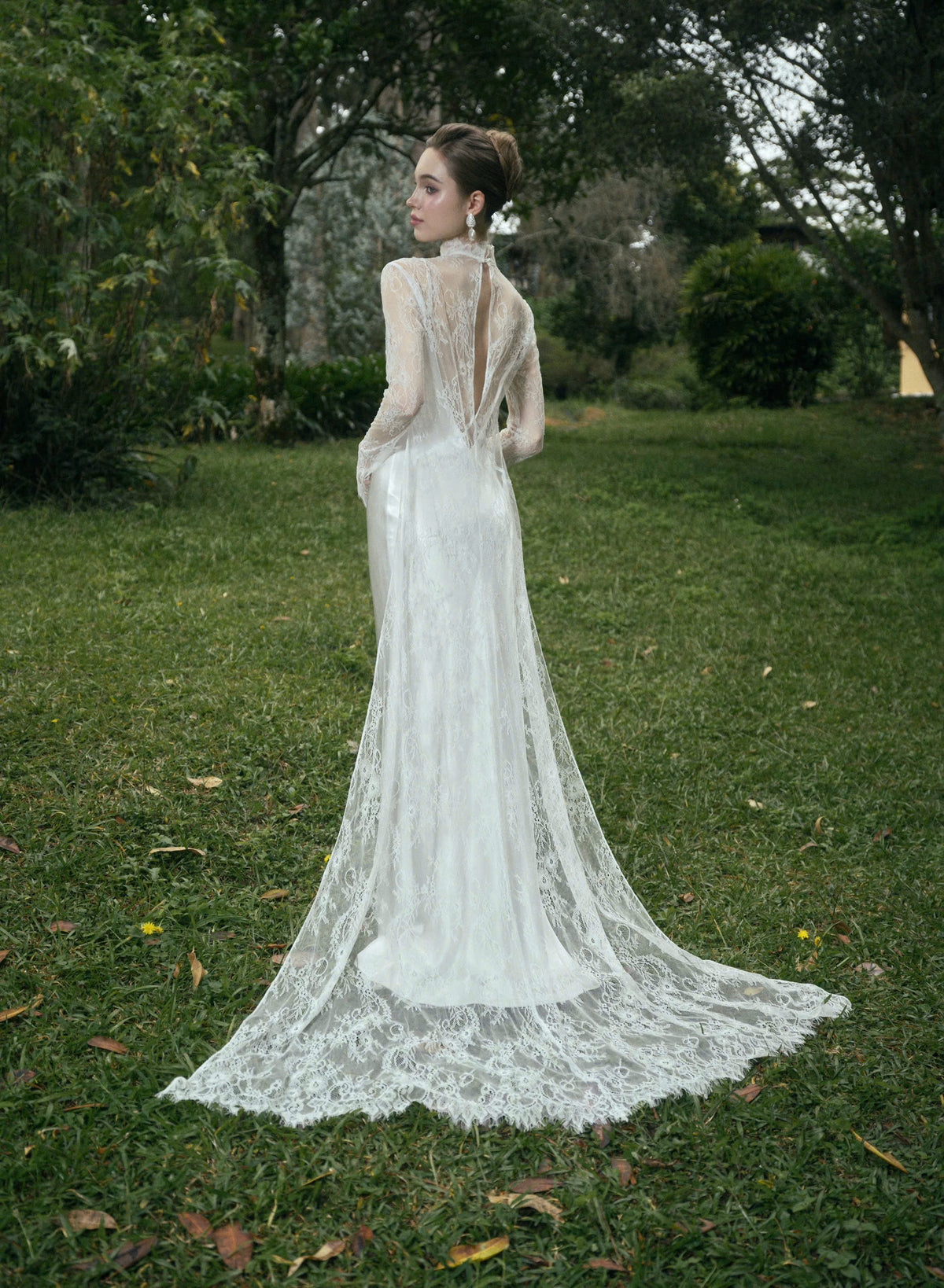 AVALON Two - Layer LACE GOWN