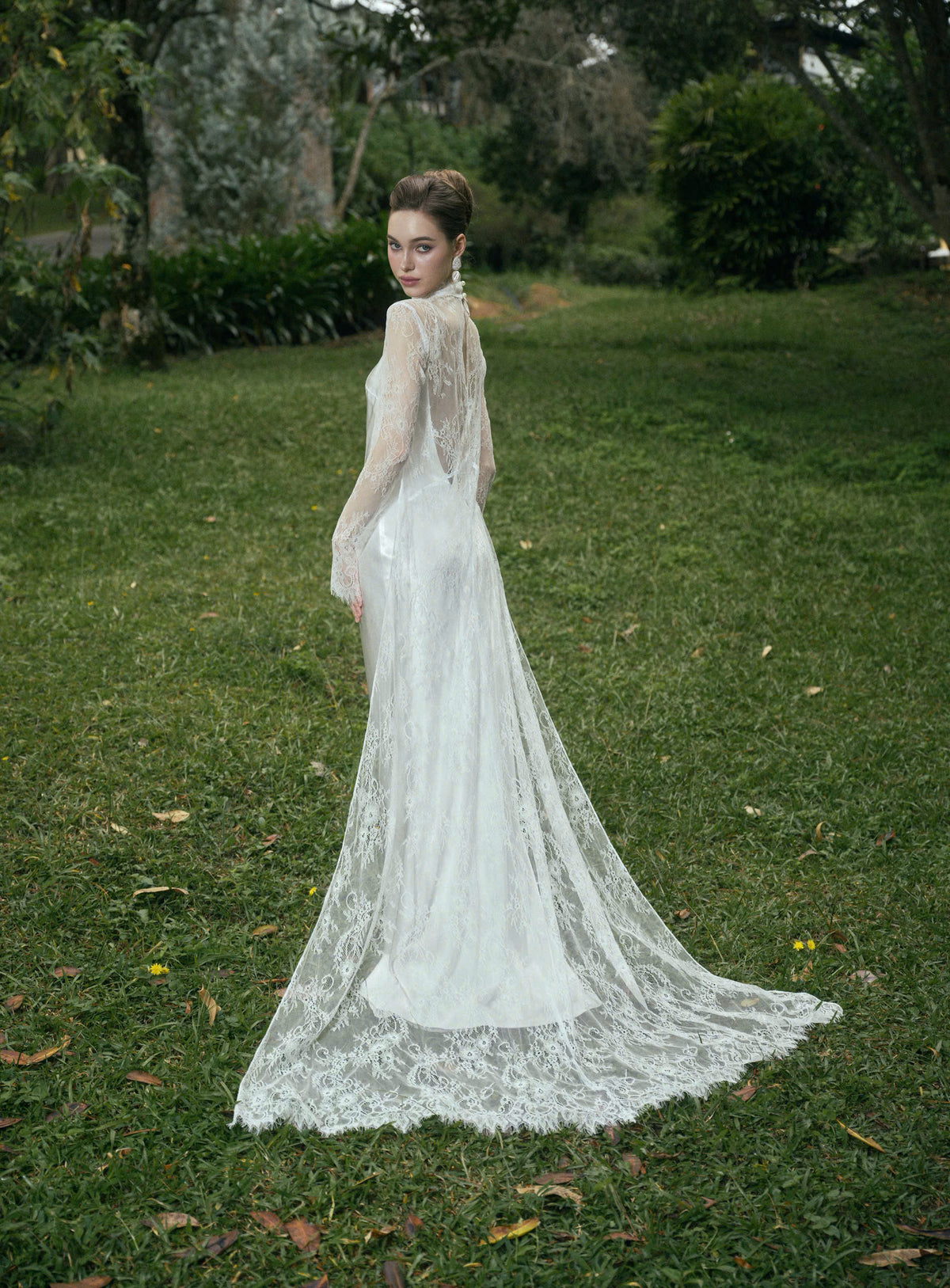 AVALON Two - Layer LACE GOWN