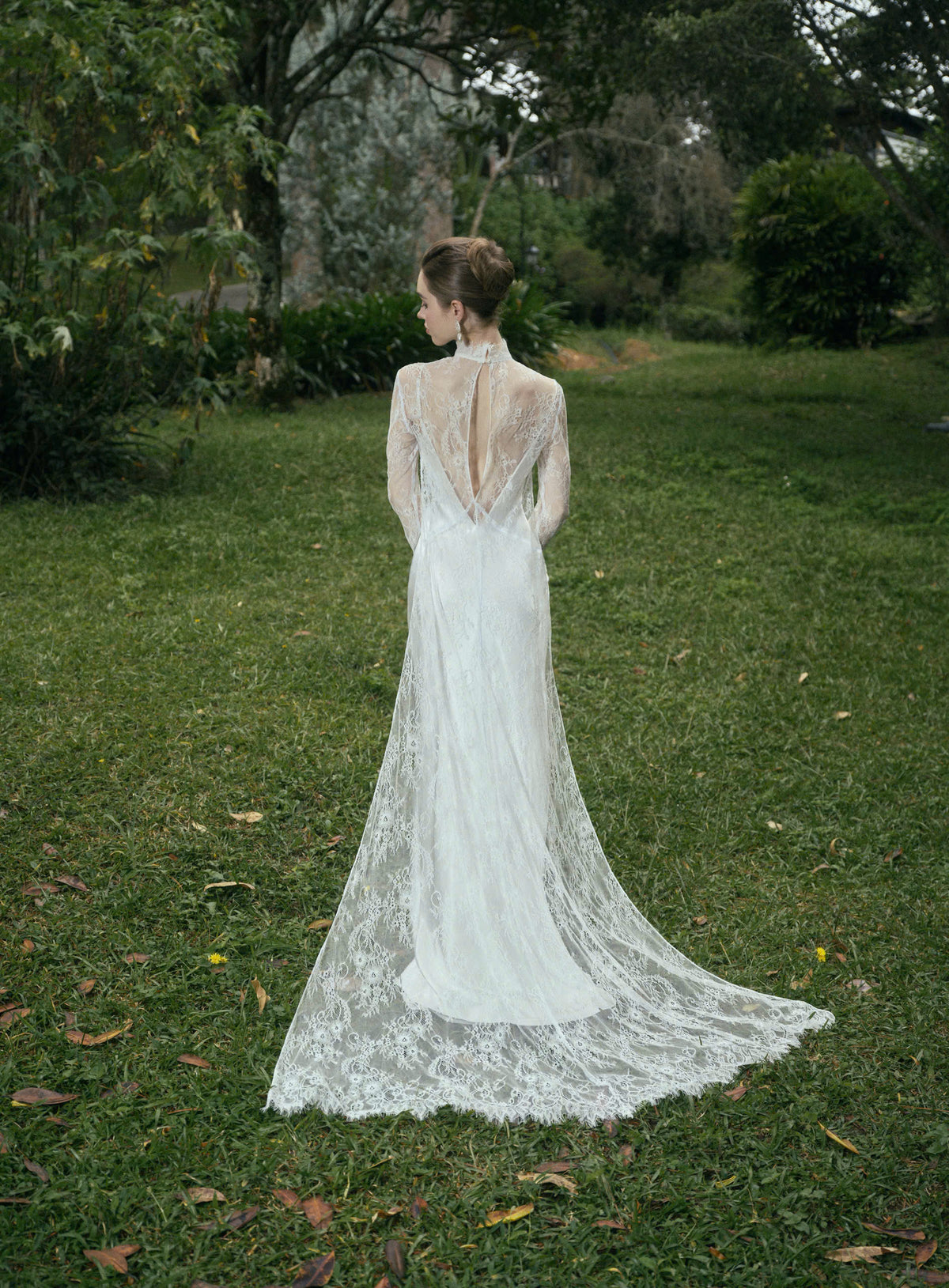 AVALON Two - Layer LACE GOWN