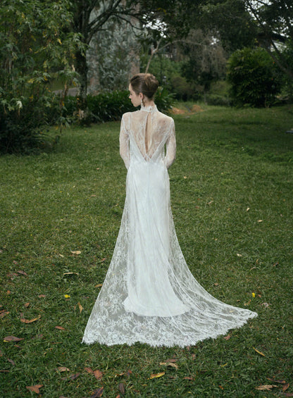 AVALON Two - Layer LACE GOWN