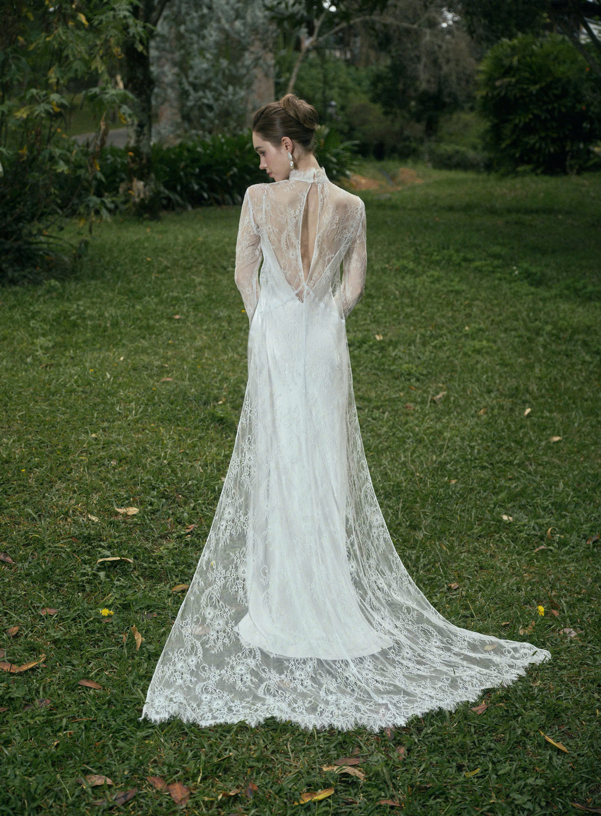 AVALON Two - Layer LACE GOWN