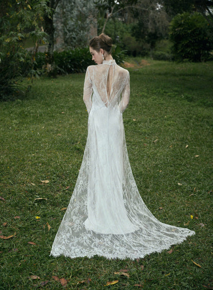 AVALON Two - Layer LACE GOWN