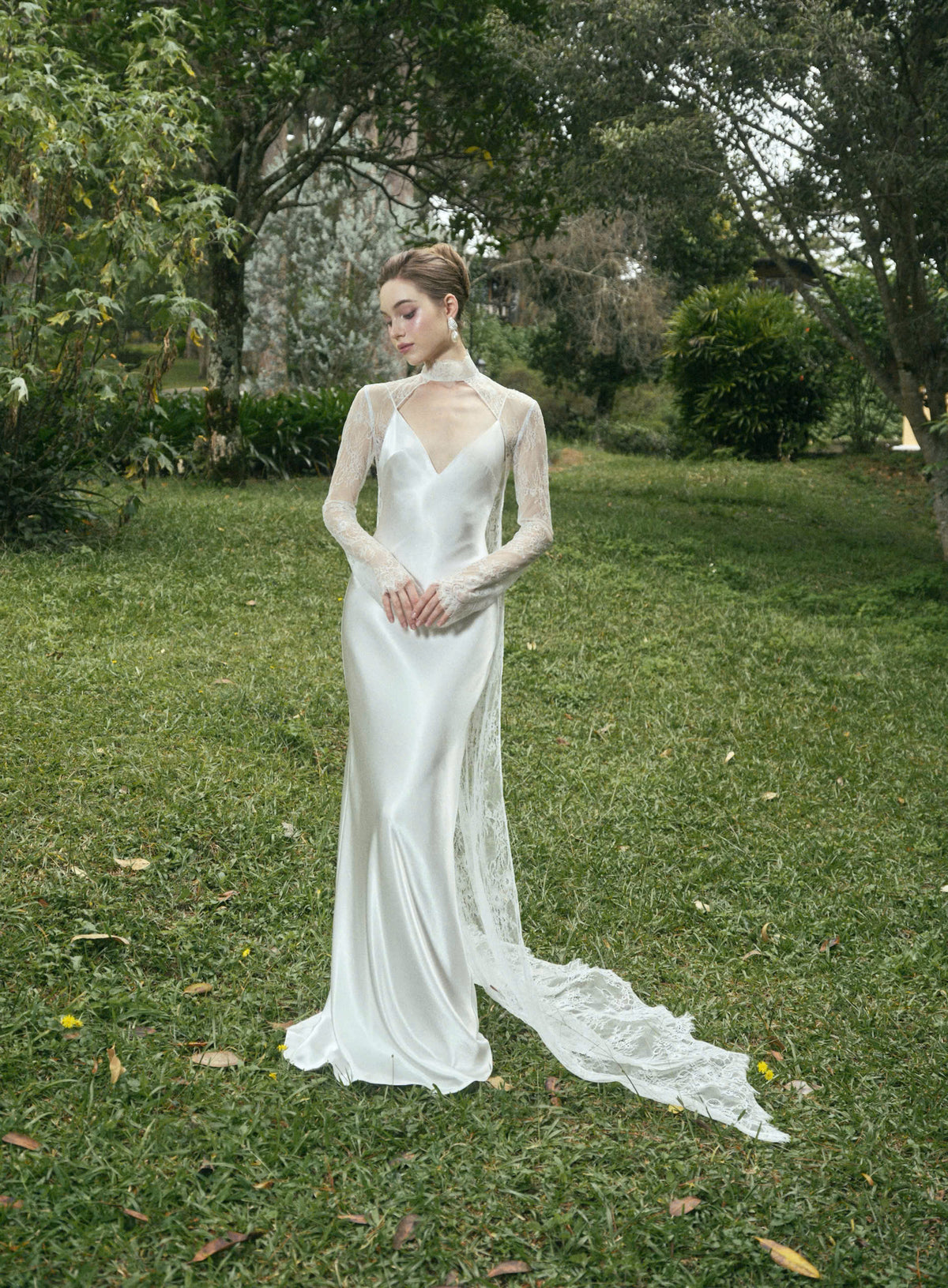 AVALON Two - Layer LACE GOWN