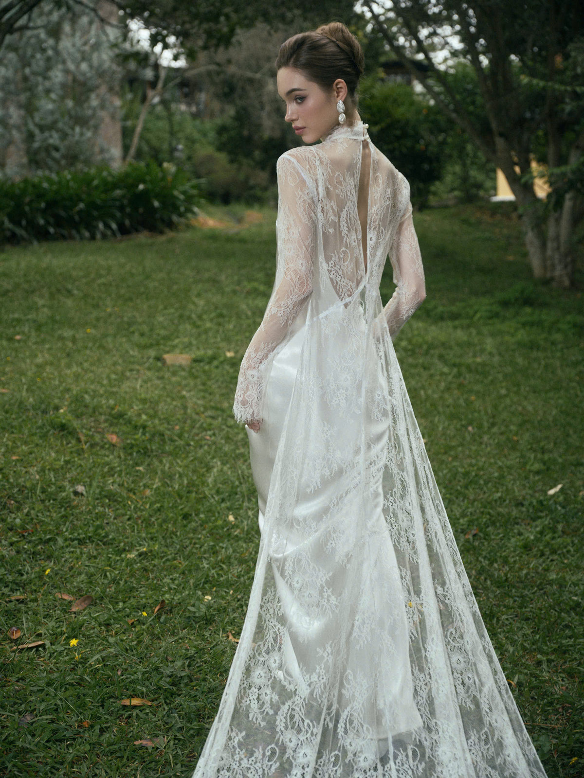 AVALON Two - Layer LACE GOWN