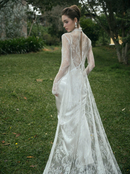 AVALON Two - Layer LACE GOWN