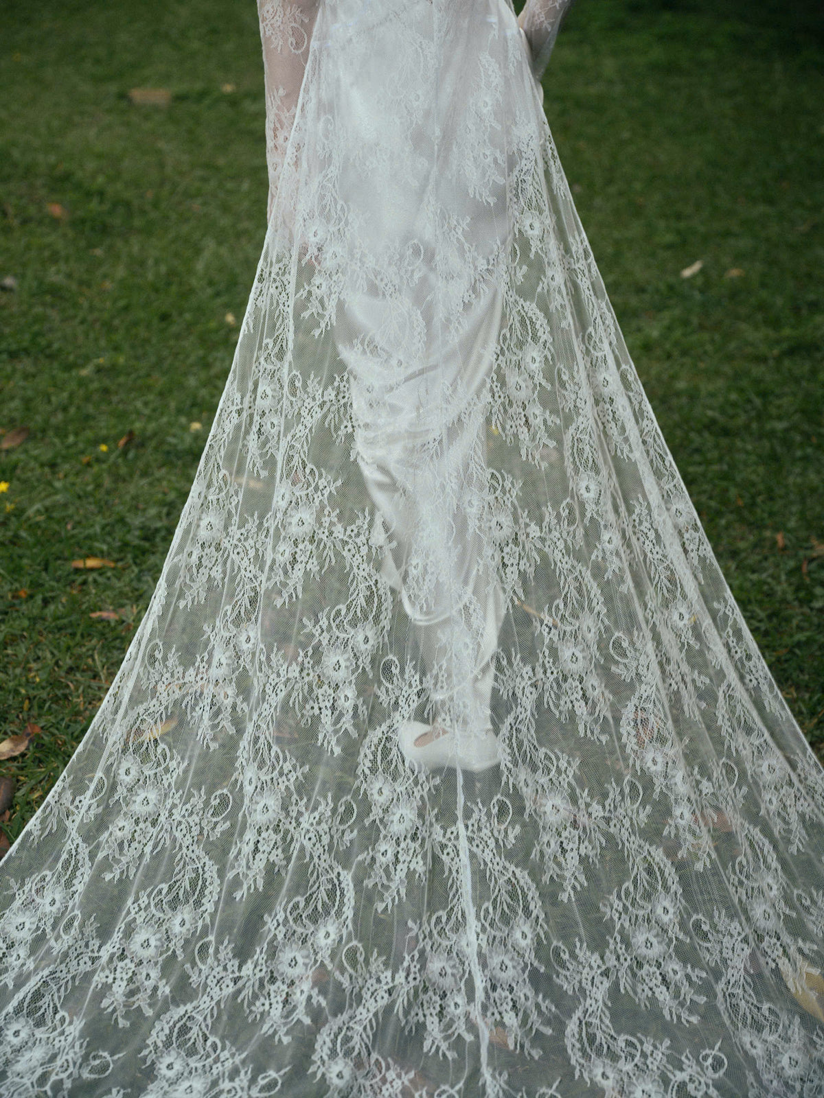 AVALON Two - Layer LACE GOWN
