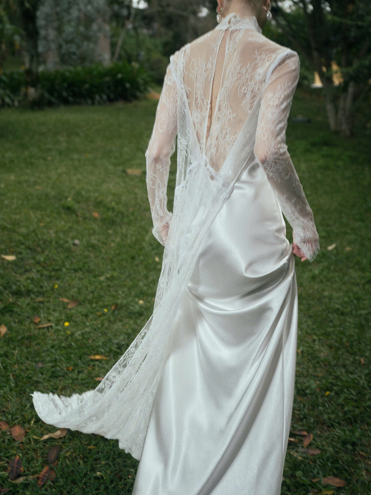 AVALON Two - Layer LACE GOWN