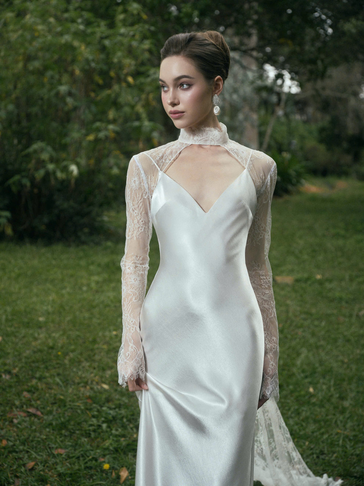 AVALON Two - Layer LACE GOWN