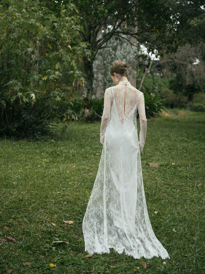 AVALON Two - Layer LACE GOWN