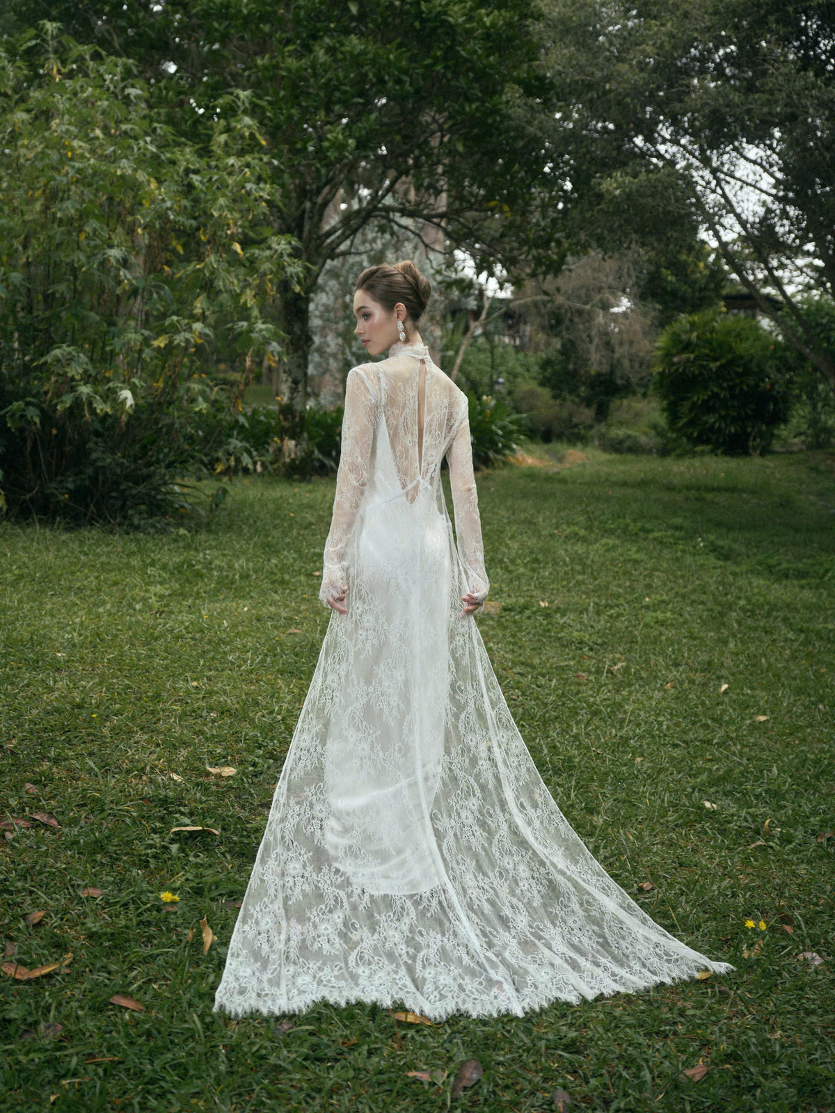 AVALON Two - Layer LACE GOWN