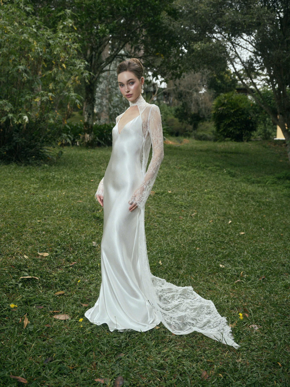 AVALON Two - Layer LACE GOWN