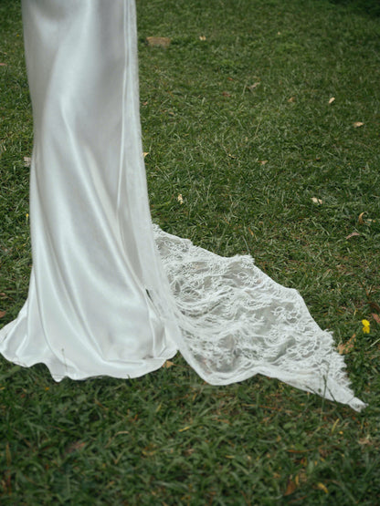 AVALON Two - Layer LACE GOWN