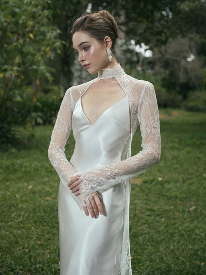 AVALON Two - Layer LACE GOWN