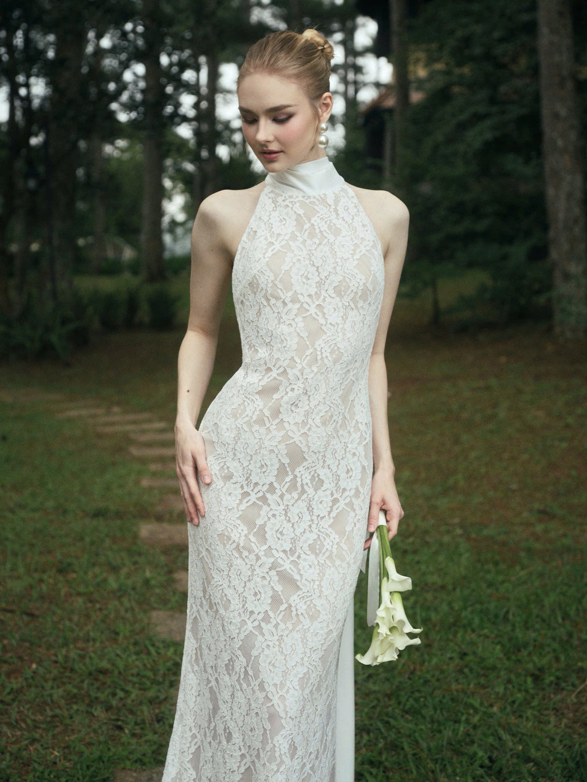 DELIA LACE GOWN