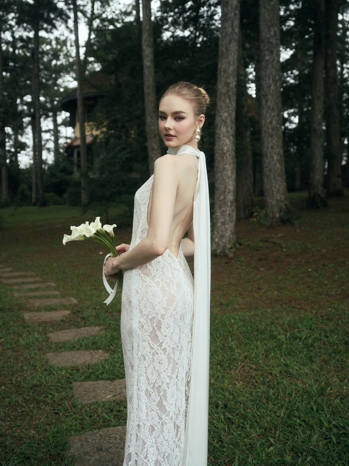DELIA LACE GOWN