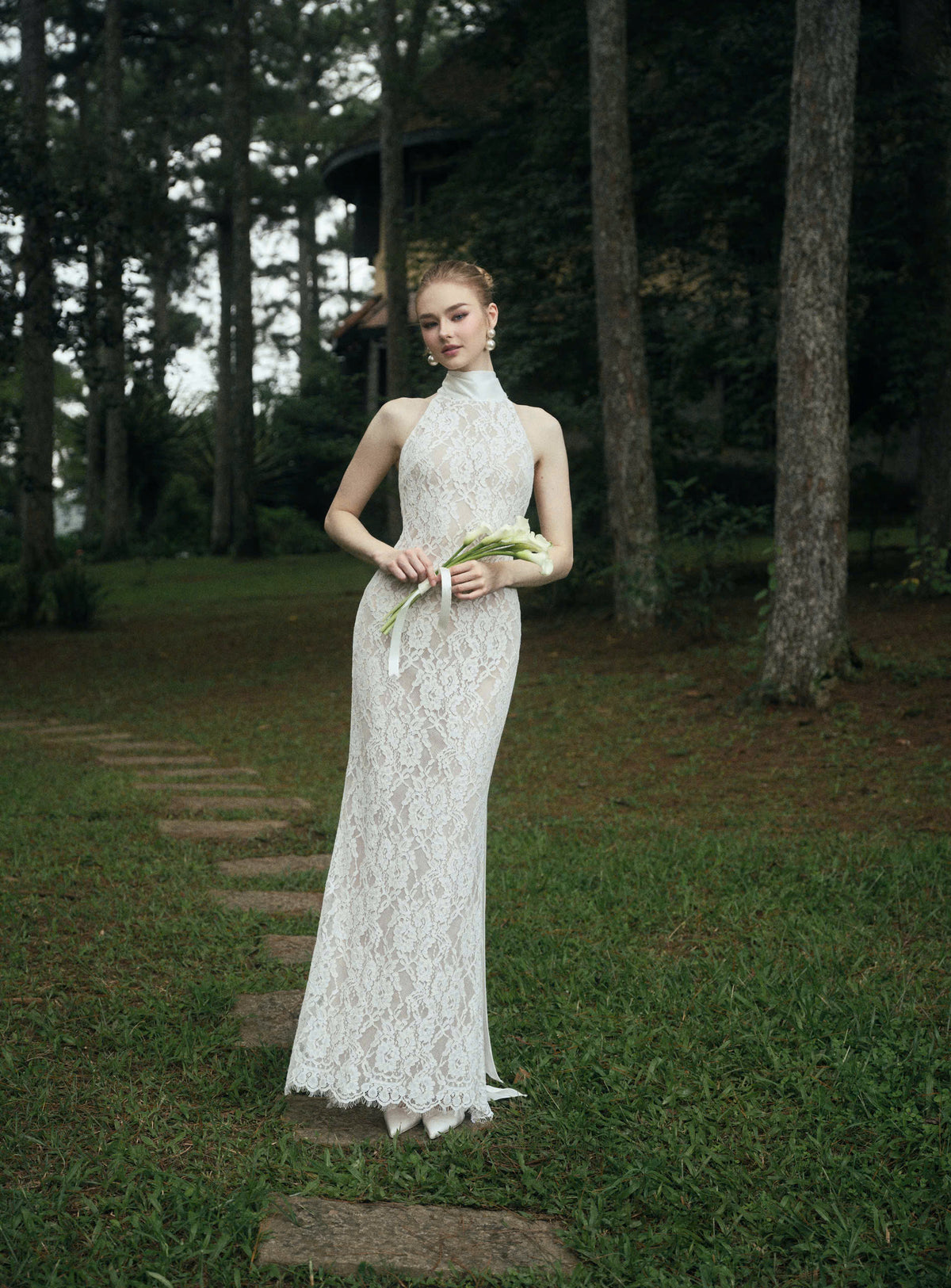 DELIA LACE GOWN