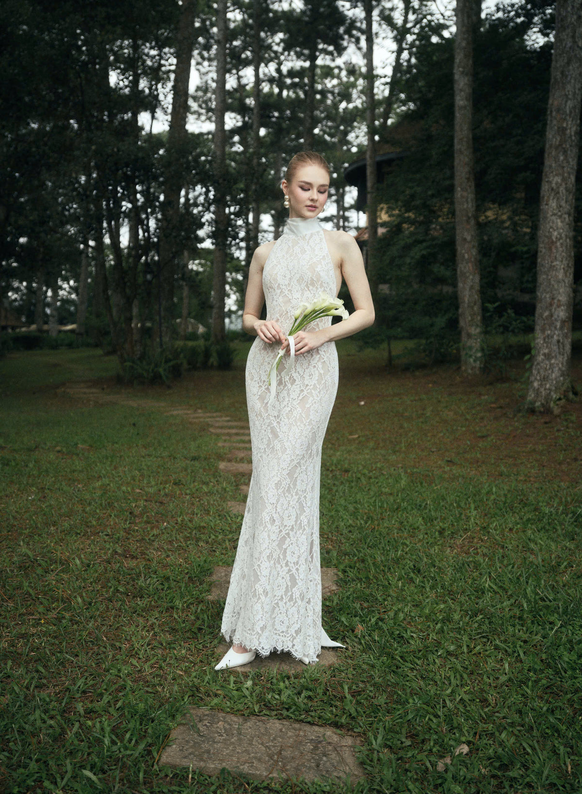 DELIA LACE GOWN