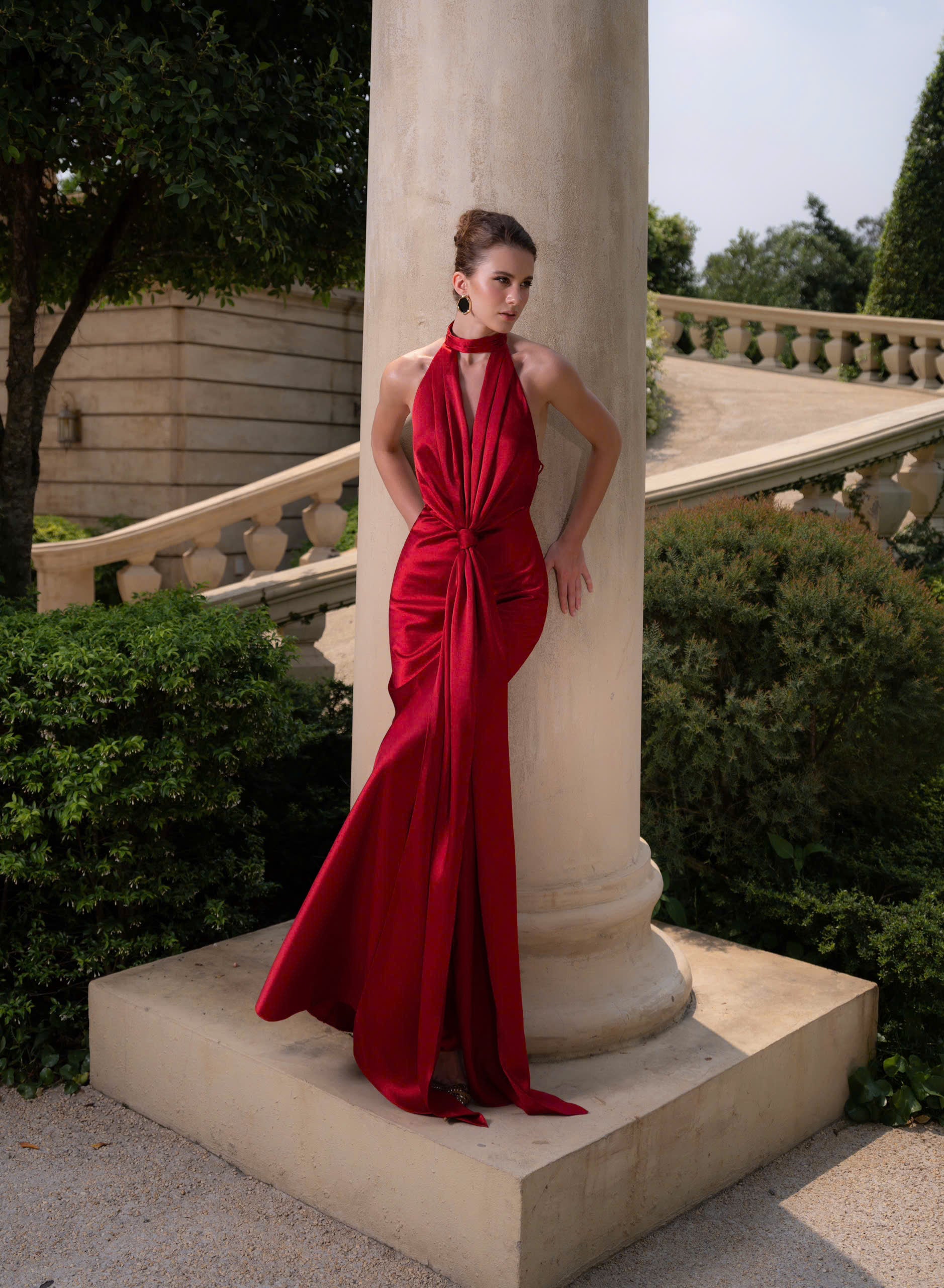 anora red dress ANORA DRESS kisserine