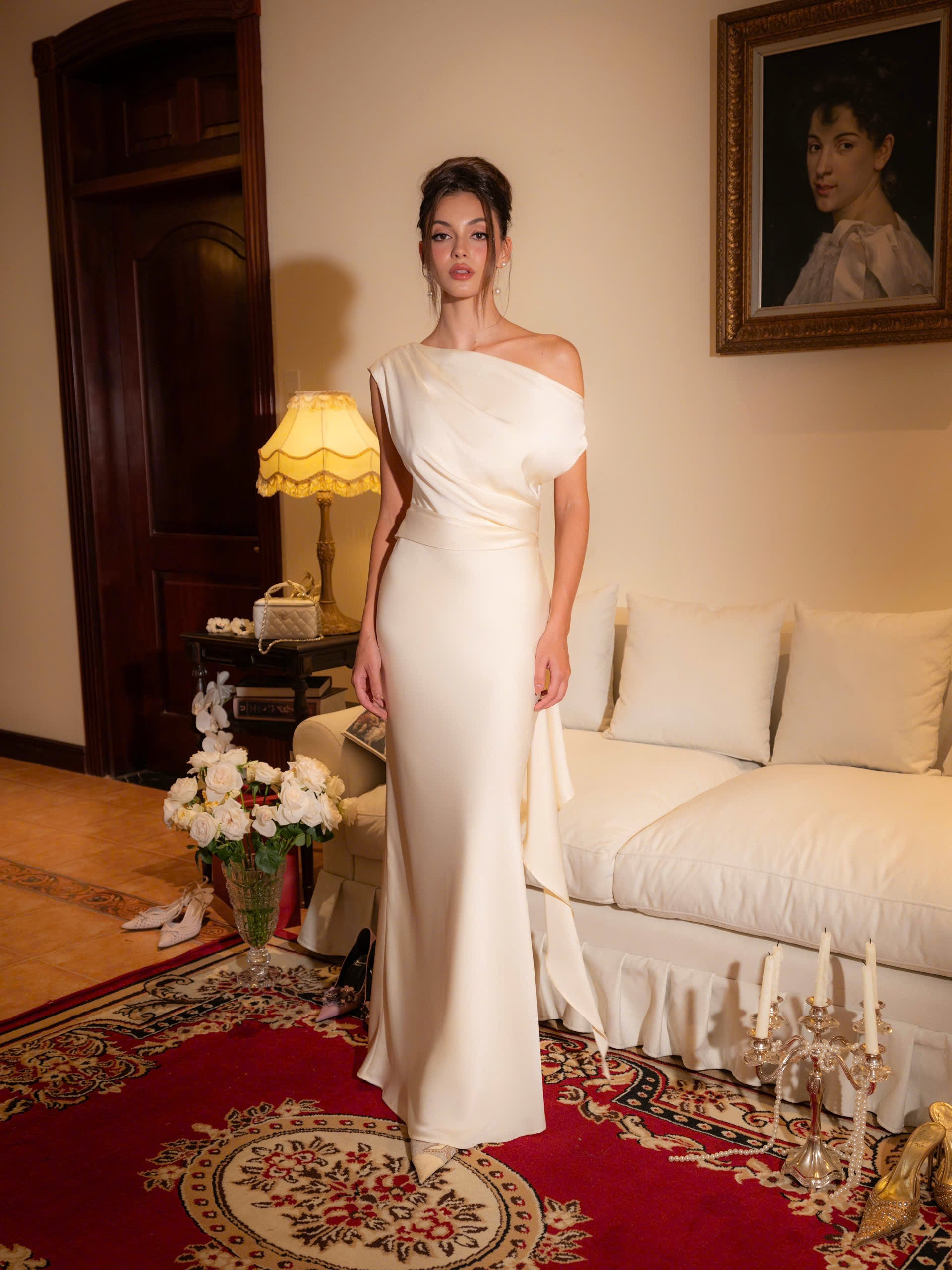 the line by k simone dress The Line by K | Simone Dress in White, XS. Worn